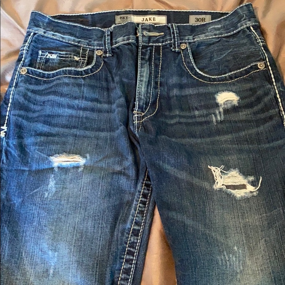 Men’s Buckle Jeans